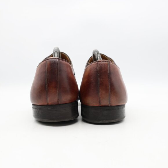 Magnanni Marco II Brown Leather Single Monk Strap Men\'s Size 9 M Dress Shoes main image 9